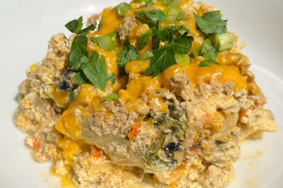 Turkey Sausage Egg Casserole